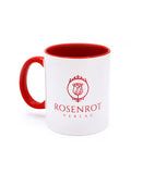 "Rosenrot" Tasse